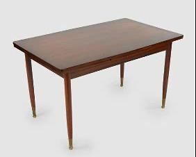 Mid-Century Modern Rosewood Draw-Leaf MCM Dining Table