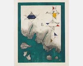 Forsberg, Jan BURNT GEOMETRY 1966 Signed Serigraph Print