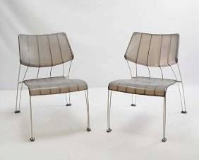 Pair Monika Mulder Hasslo Indoor/Outdoor Chairs for Ikea