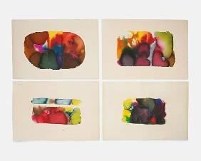 Block, Amanda Four Pencil Signed Watercolor Silkscreen Prints 1979-81