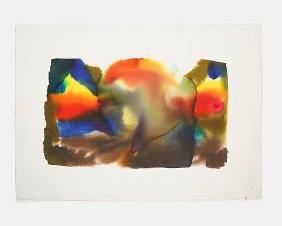 Block, Amanda R. ORANGE ANNA 1980 Signed Silkscreen Print