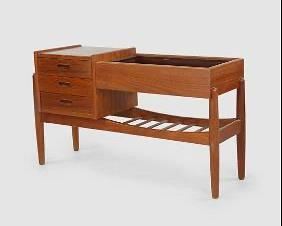 Arne Wahl Iverson Mid-Century Danish Modern Teak Planter Chest