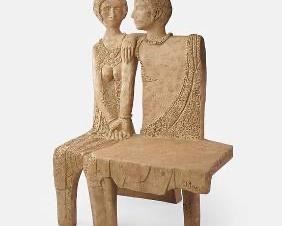 Carey, Altina Schinasi 1980s Cast Fiberglass Resin "Cleopatra" Garden Bench