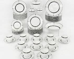 Bernardaud Limoges Wiener Pattern Secessionist Style China Set