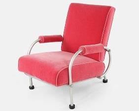 Original Warren McArthur Aluminum Machine Age Lounge Chair