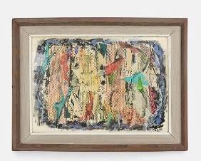 Shainess, Clara Abstract Mixed Media Painted Collage