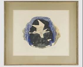 Braque, Georges. Les Etoiles (Stars) 1959 Signed Color Lithograph Print Maeght