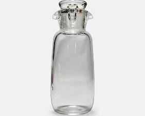 Donald Russel Stueben Clear Crystal Modernist Cocktail Shaker