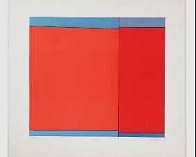 Sander, Ludwig PAWNEE 1970 Artist Signed Loose Sheet Silkscreen Print