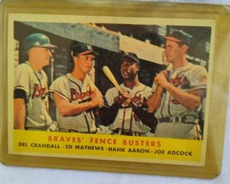 Hank Aaron Ed Mathews, etc