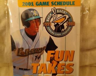 2001 Myrtle Beach Pelicans Team Set