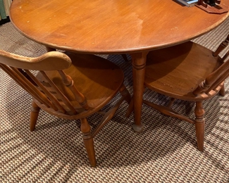 Maple Conant Ball table and chairs