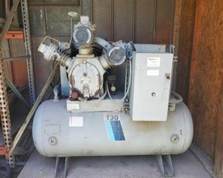 #114 • Ingersoll Rand T30/20E 120 Gallon Air Compressor
