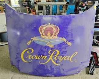 #126 • Crown Royal Aluminum Nascar Hood - Wall Hanging