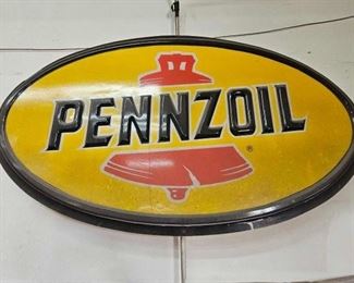 #144 • Plastic Penzoil Sign