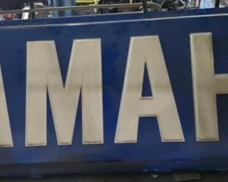 #162 • Large Dealer Yamaha Sign Plastic
