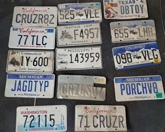 #182 • 14 License Plates