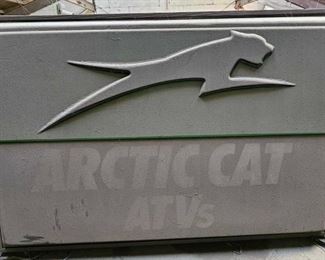 #208 • Large Plastic Artic Cat ATV Dealer Sign