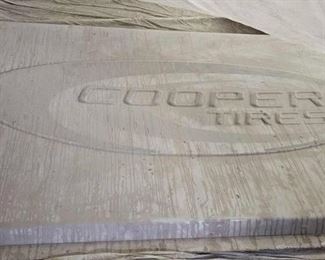 #212 • Large Plastic Cooper Tires Dealer Sign