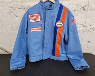 #383 • Steve McQueen Style LeMansTag Huer Gulf Racing Jacket 44R