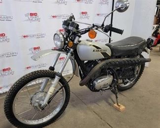 #465 • 1974 Kawasaki 350cc Big Horn Enduro