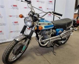 #475 • 1974 Honda CL450 Twin Side Pipes Motorcycle