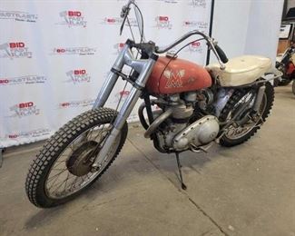#495 • 1958 Matchless G12 500cc MX Racer Catalina Last Race Motorcycle