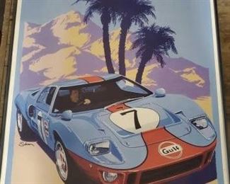 #618 • Vintage Sports Race Poster