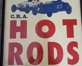 #622 • Vintage Carrell Speedway Poster