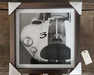 #626 • Vintage Black & White Photo 1939 Cunninham Race Car at LeMans