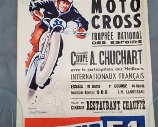 #674 • 2) French Motor Cross Posters