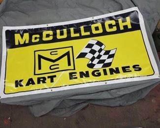 #680 • McCULLOCH Kart Engine Banner