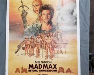 #692 • 2 Movie posters MAD MAX With Mel Gibson and Voyage to the Bottom of the Sea