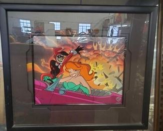 #714 • Original Harley Quinn and Poison Ivy Movie Cell - Pro Mounted