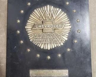 #720 • 25 Years of Service Chevrolet Award