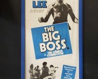 #740 • Original Vintage Bruce Lee Movie Poster - Pro Mounted
