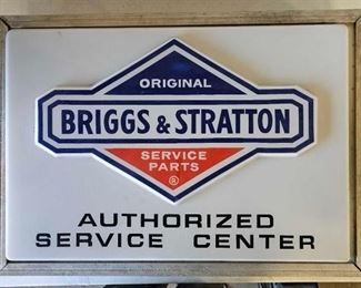 #802 • Light Up Plastic Briggs & Stratton Authorized Service Center