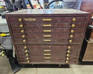 #878 • PerFit Fancy Crystals Metal Cabinet with Drawers