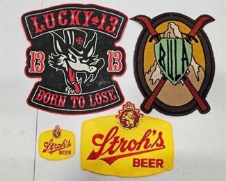 #912 • 4 Patches, Lucky 15, Stroh's Beer, and Rula