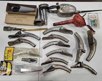 #914 • 17 Oil Spouts, 1 Oiler, and 2 Mason Jar Spouts