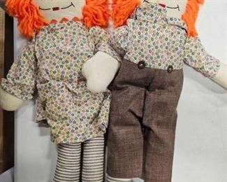 #922 • Raggedy Ann and Andy Dolls