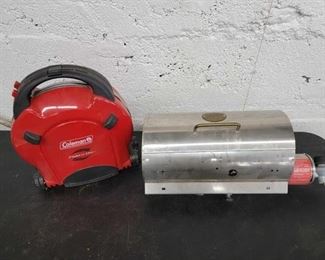 #1020 • Coleman Fold n Go and Force 10 Marine Propane Barbecue