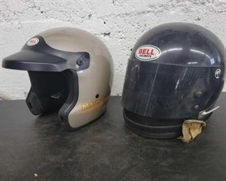 #1042 • 2 Bell Motorcycle Helmets
