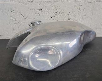 #1056 • Vintage Café Racing Alloy Motorcycle Gas Fuel Tank