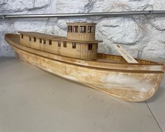 #1246 • Wooden Tug Boat model Project
