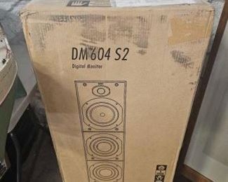 #1300 • B&W DM604 S2 Digital Monitor Floor Standing Speakers