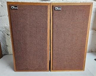 #1304 • Pair of Ohm Speakers, Model E
