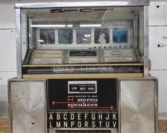 #2034 • Seeburg Consolette Wall Mount Juke Box with Key