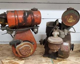 #2044 • 2 Vintage Lauson Mini Bike Motors