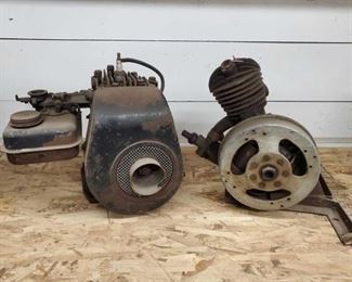 #2046 • 2 Vintage Mini Bike Motors